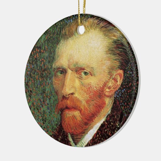 Vincent van Gogh Self Portrait,  Fine Art Keramisch Ornament (Links)