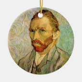 Vincent van Gogh Self Portrait,  Fine Art Keramisch Ornament (Voorkant)
