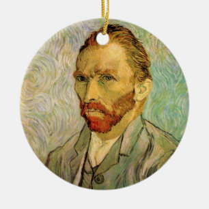 Vincent van Gogh Self Portrait,  Fine Art Keramisch Ornament