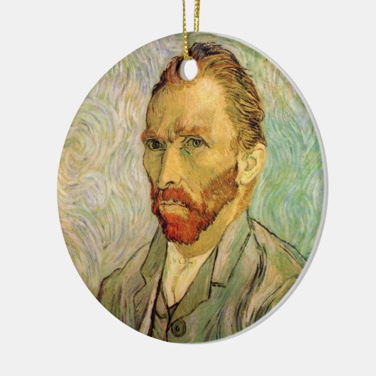 Vincent van Gogh Self Portrait,  Fine Art Keramisch Ornament (Links)