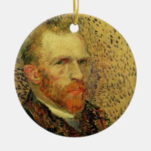 Vincent van Gogh Self Portrait,  Fine Art Keramisch Ornament