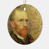 Vincent van Gogh Self Portrait,  Fine Art Keramisch Ornament (Links)