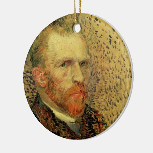 Vincent van Gogh Self Portrait,  Fine Art Keramisch Ornament (Links)