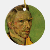Vincent van Gogh Self Portrait,  Fine Art Keramisch Ornament (Voorkant)