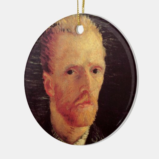 Vincent van Gogh Self Portrait,  Fine Art Keramisch Ornament (Links)