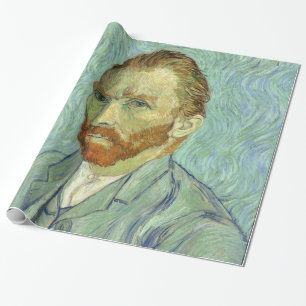 Vincent Van Gogh Self Portrait Fine Art Painting Cadeaupapier