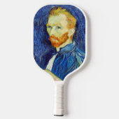 Vincent van Gogh Self Portrait,  Fine Art Pickleball Paddle (Achterkant)