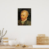 Vincent van Gogh Self Portrait,  Fine Art Poster (Keuken)