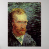 Vincent van Gogh Self Portrait,  Fine Art Poster (Voorkant)