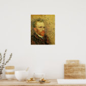 Vincent van Gogh Self Portrait,  Fine Art Poster (Keuken)