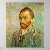 Vincent van Gogh Self Portrait,  Fine Art Poster (Voorkant)