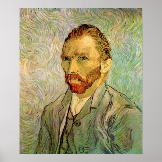 Vincent van Gogh Self Portrait,  Fine Art Poster (Voorkant)