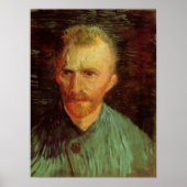 Vincent van Gogh Self Portrait,  Fine Art Poster (Voorkant)