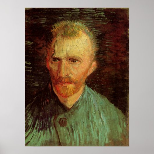 Vincent van Gogh Self Portrait,  Fine Art Poster (Voorkant)