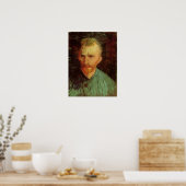 Vincent van Gogh Self Portrait,  Fine Art Poster (Keuken)
