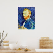 Vincent van Gogh Self Portrait,  Fine Art Poster (Keuken)