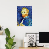 Vincent van Gogh Self Portrait,  Fine Art Poster (Thuiskantoor)