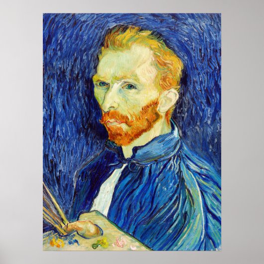 Vincent van Gogh Self Portrait, Fine Art Poster (Voorkant)
