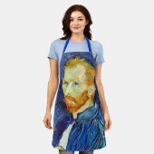 Vincent van Gogh Self Portrait, Fine Art Schort (Gedragen)