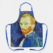 Vincent van Gogh Self Portrait, Fine Art Schort (Voorkant)