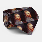 Vincent van Gogh Self Portrait,  Fine Art Stropdas (Opgerold)