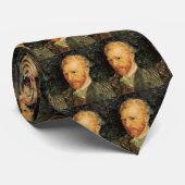 Vincent van Gogh Self Portrait,  Fine Art Stropdas (Opgerold)