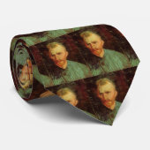 Vincent van Gogh Self Portrait,  Fine Art Stropdas (Opgerold)
