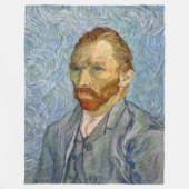 Vincent Van Gogh - Self-Portrait Fleece Deken (Voorkant)