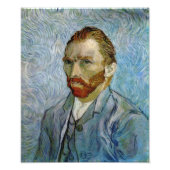 Vincent Van Gogh Self Portrait Foto Afdruk (Voorkant)