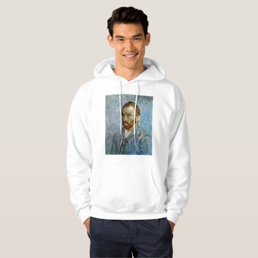 Vincent Van Gogh Self Portrait Hoodie (Voorkant volledig)
