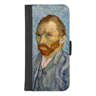 Vincent Van Gogh - Self-Portrait iPhone 8/7 Plus Portemonnee Hoesje