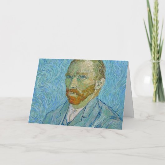 Vincent Van Gogh Self Portrait Kaart (Voorkant)