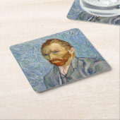 Vincent Van Gogh - Self-Portrait Kartonnen Onderzetters (Schuin)
