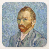 Vincent Van Gogh - Self-Portrait Kartonnen Onderzetters (Voorkant)