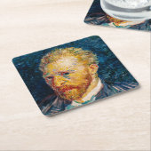 Vincent Van Gogh - Self-Portrait Kartonnen Onderzetters (Schuin)