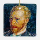 Vincent Van Gogh - Self-Portrait Keramisch Ornament (Achterkant)
