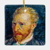 Vincent Van Gogh - Self-Portrait Keramisch Ornament (Voorkant)