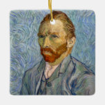 Vincent Van Gogh - Self-Portrait Keramisch Ornament<br><div class="desc">Self-Portrait / Portret van de kunstenaar / Portrait de l'artiste van Vincent Van Gogh in 1889</div>
