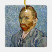 Vincent Van Gogh - Self-Portrait Keramisch Ornament (Voorkant)