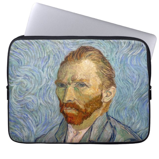Vincent Van Gogh - Self-Portrait Laptop Sleeve (Voorkant)