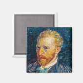 Vincent Van Gogh - Self-Portrait Magneet (Voorkant / Achterkant)