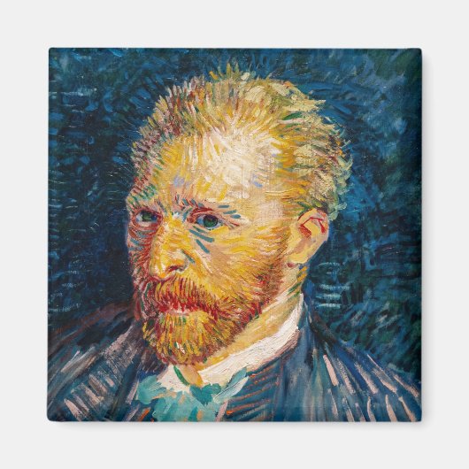 Vincent Van Gogh - Self-Portrait Magneet (Voorkant)