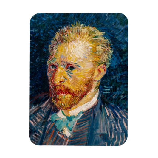 Vincent Van Gogh - Self-Portrait Magneet (Verticaal)