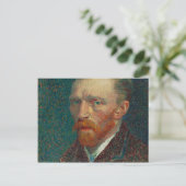 Vincent Van Gogh - Self Portrait Painting Briefkaart (Staand voorkant)