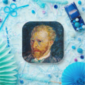 Vincent Van Gogh - Self-Portrait Papieren Bordje (Feest)