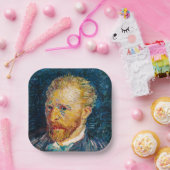 Vincent Van Gogh - Self-Portrait Papieren Bordje (Feest)