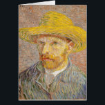 Vincent Van Gogh Self Portrait Pet Birthday Kaart<br><div class="desc">Vincent Van Gogh Self Portret met een Pet. Een prachtig impressionistisch kunstschilderij van de beroemde kunstenaar Van Gogh over een prachtig kunstwerk van impressionisme.</div>
