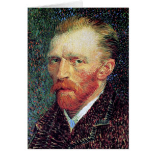 Vincent Van Gogh - Self-Portrait Pointillism Style