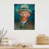 Vincent Van Gogh Self Portrait Poster (Keuken)