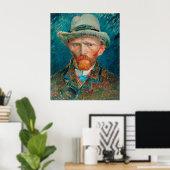 Vincent Van Gogh Self Portrait Poster (Thuiskantoor)